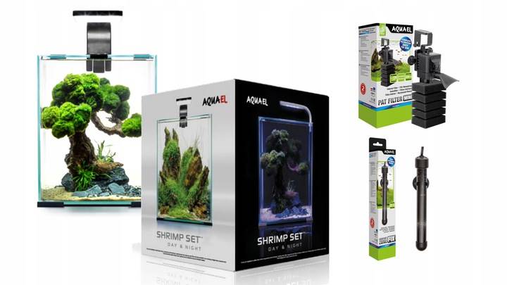 AQUAEL SHRIMP SET SMART D&N 30 CZARNA 