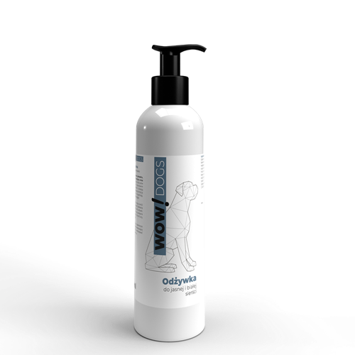 OVER ZOO ODŻYWKA WOW DOGS 250ML BIAŁA SIERŚĆ