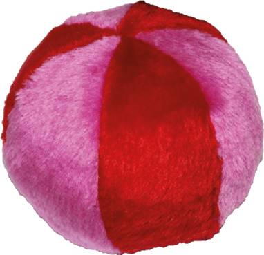 YARRO PIŁKA PISZCZĄCA 12CM CZERWONO-FIOLETOWA