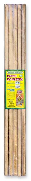 F-F PATYKI DO KLATKI ŚR 1,2 DŁ 50 CM