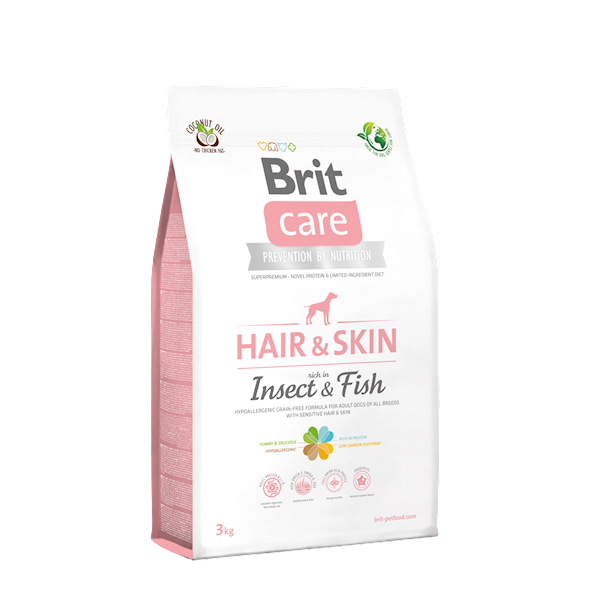 BRIT CARE 3KG ADULT SENSITIVE INSECT&FISH