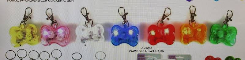 DELFIN ZAWIESZKA ŚWIECĄCA DLA PSÓW I KOTÓW KOSTKA