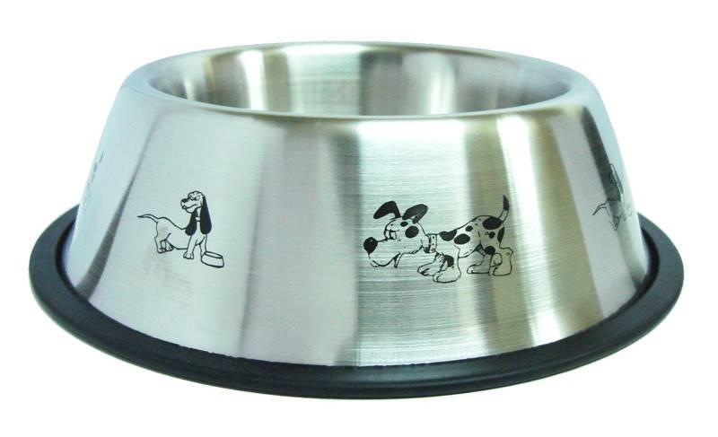 HP MISKA 12CM METALOWA SPANIEL