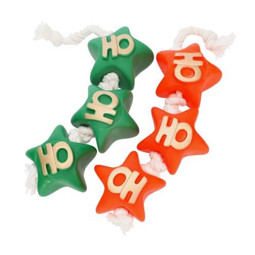 DG ZABAWKA SZNUR ŚWIĄTECZNY GWIAZDKI - ZIELONY