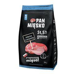PAN MIĘSKO 20KG XS SZCZENIAK CIELĘCINA PRZEPIÓRKA