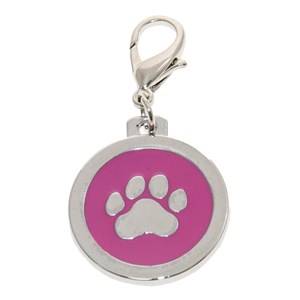 DINO ZAWIESZKA OZDOBNA ŁAPKA PSA RÓŻOWA