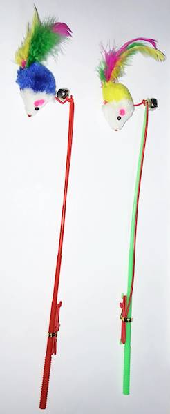 ZG WĘDKA MYSZ+DZWONEK 31CM