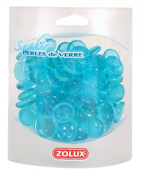 ZX PEREŁKI SZKLANE SZAFIROWE