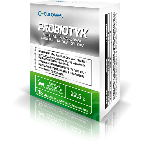 EUROWET PROBIOTYK 1,5G DLA KOTA /15/