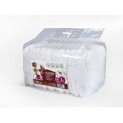 BK Pieluchy dla suczek, L, 36-52cm, 12 szt