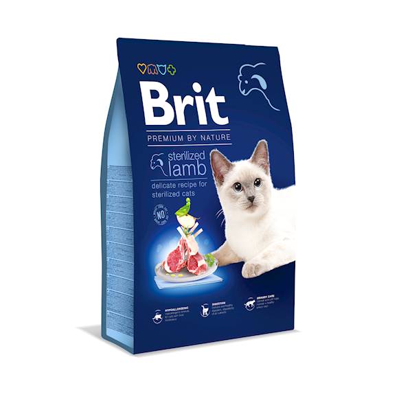 BRIT PREMIUM CAT 1,5KG STERILISED LAMB