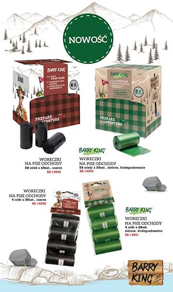 BK Woreczki na psie odchody, 20szt /50/