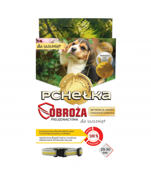 PCHEŁKA OBROŻA DLA SZCZENIĄT 25-35CM BEZPIECZNA