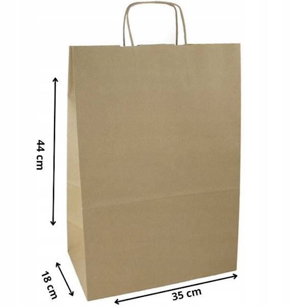 TORBA PAPIEROWA EKO 35x18x44