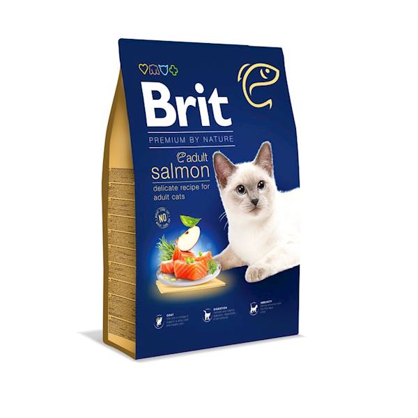BRIT PREMIUM CAT 1,5KG ADULT SALMON