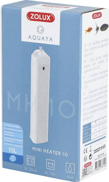 ZX Mini Heater 10W grzałka do akw.0-10L BIAŁA