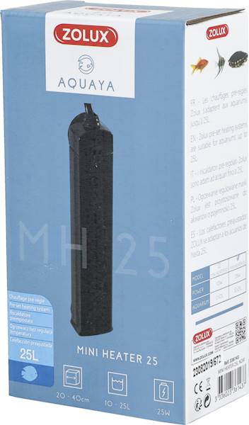 ZX Mini Heater 10W grzałka do akw.0-10L CZARNA