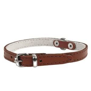 DINO OBROŻA SKÓRA 14mm/36cm BRĄZ