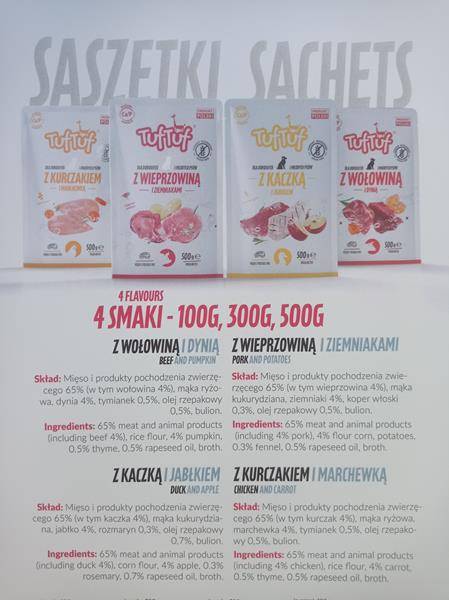 BULT TUF TUF SASZETKA 100G Wołowina z dynią