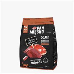PAN MIĘSKO KOT 400G SUCHA WOŁOWINA Z JELENIEM