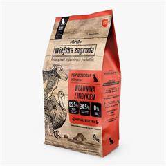 WIEJSKA ZAGRODA 9KG L WOŁOWINA Z INDYKIEM 