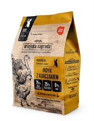 WIEJSKA ZAGRODA KOT 400G SUCHA INDYK Z KURCZAKIEM