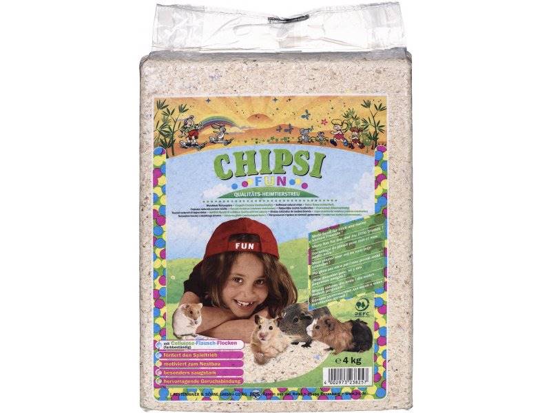 RET Chipsi FUN, 75l, 4 kg  "z płatkami celulozy"