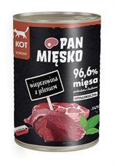 PAN MIĘSKO KOT 400G KONS.WIEPRZ, JELEŃ 