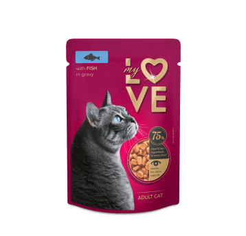 MY LOVE 85G KOT SASZETKA RYBA W SOSIE