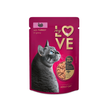 MY LOVE 85G KOT SASZETKA INDYK W SOSIE