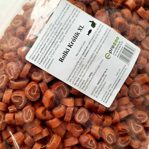 PZ Rolki Królik Ryba XL 1kg