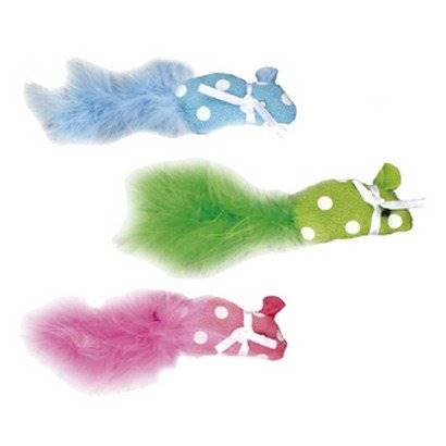 ABC FLAMINGO MYSZKA Z PIÓRKIEM KOLOR MIX