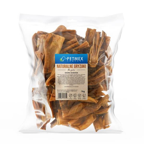 PETMEX SKÓRA BARANIA 1KG