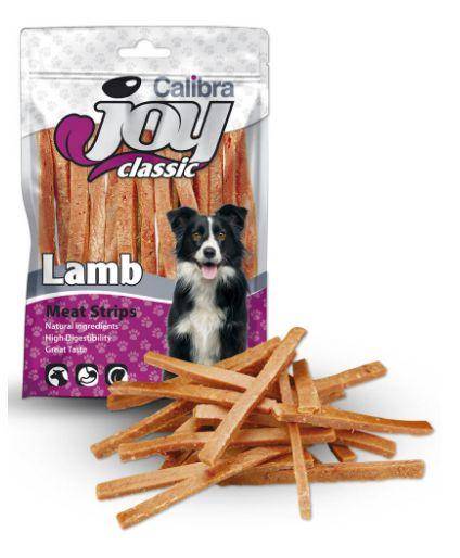MED CALIBRA JOY DOG 80G LAMB STRIPES