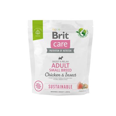 BRIT CARE 1KG ADULT SMALL CHICKEN INSECT