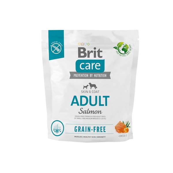BRIT CARE 1KG GRAIN FREE ADULT SALMON