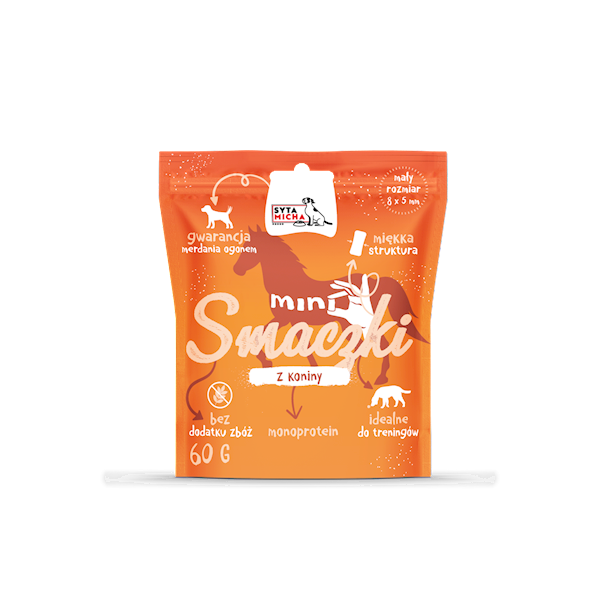 SYTA MICHA MINI SMACZKI Z KONINY 60G