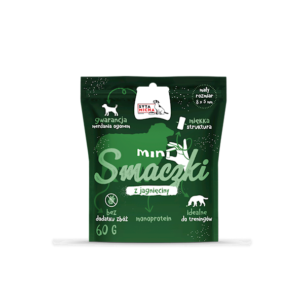 SYTA MICHA MINI SMACZKI Z JAGNIĘCINĄ 60G