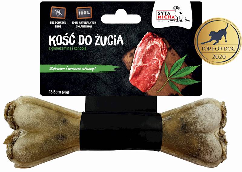 SYTA MICHA KOŚĆ DO ŻUCIA NA MOCNE STAWY 13,5CM