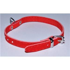 DINO OBROŻA WELUR-OZDOBNA 14MM/40CM CZERWONA