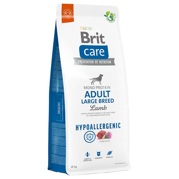 BRIT CARE 12KG HYPO ADULT LARGE BREED LAMM