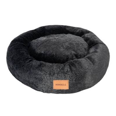 LEGOWISKO SHAGGY OKRĄGŁE XXL 100CM CZARNE 