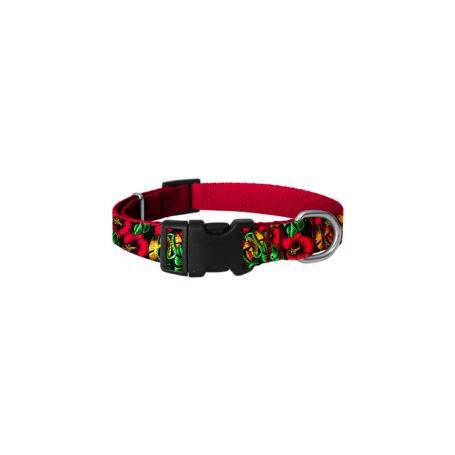 CHABA Obroża regulowana S-20-33x1,6 cm - waikiki