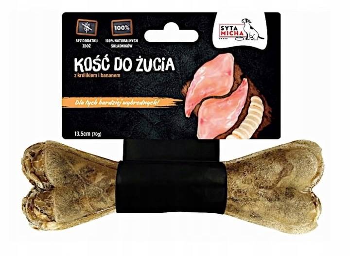 SYTA MICHA Kość do żucia dla wybrednych psów 22 cm