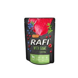 RAFI 300G PIES DZICZYZNA, ŻURAWINA, BORÓWKA