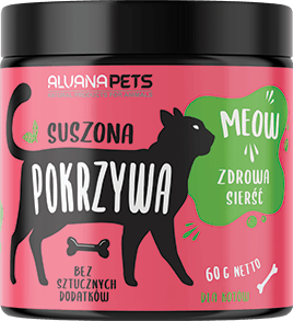 ALVANAECO POKRZYWA ZDROWA SIERŚĆ 60G KOT