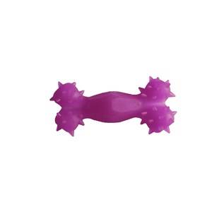 DINO KOŚĆ Z OTWOREM 12CM FIOLETOWA