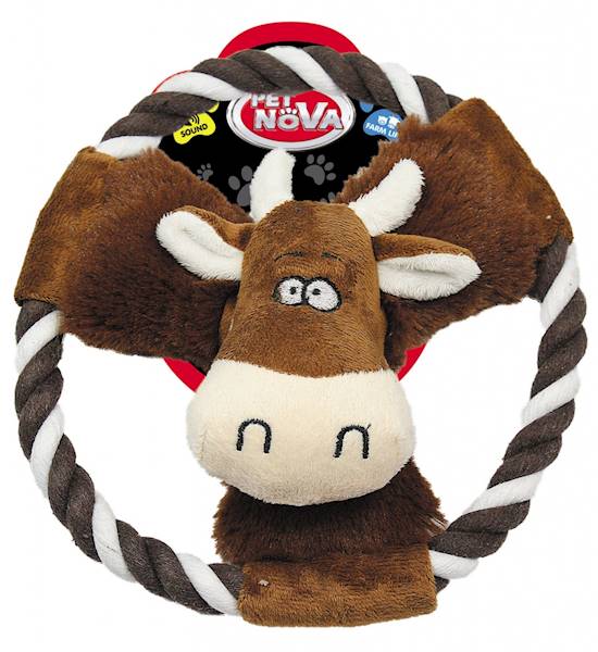 EU KROWA PLUSZOWA NA SZNURZE 20CM