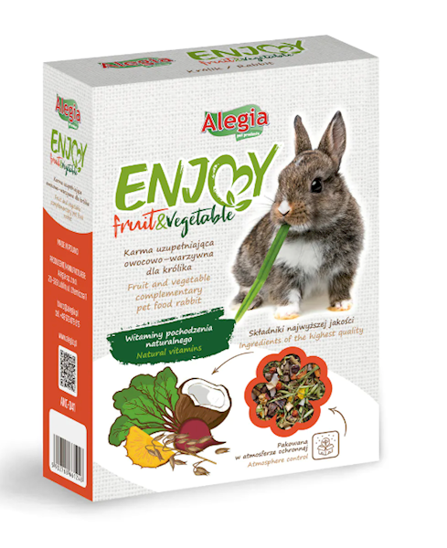 ALEGIA ENJOY FRUITS&VEGETABLES KRÓLIK 340G