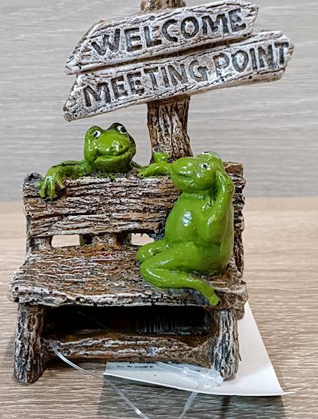 OZDOBA DO AKWARIUM ŻABKI